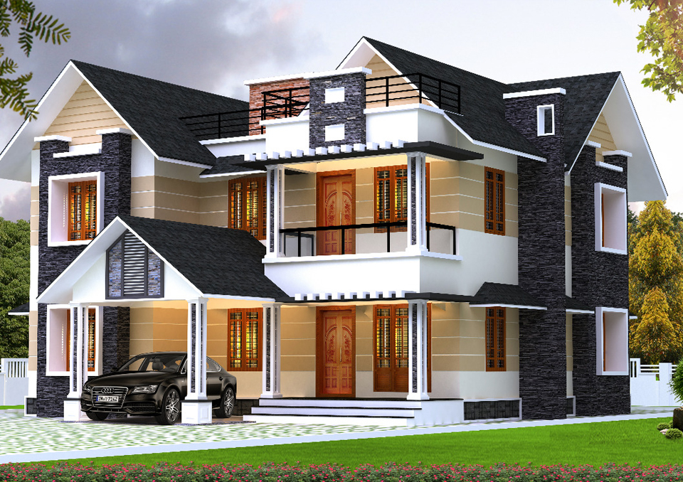 best 3d house design in kayamkulam
